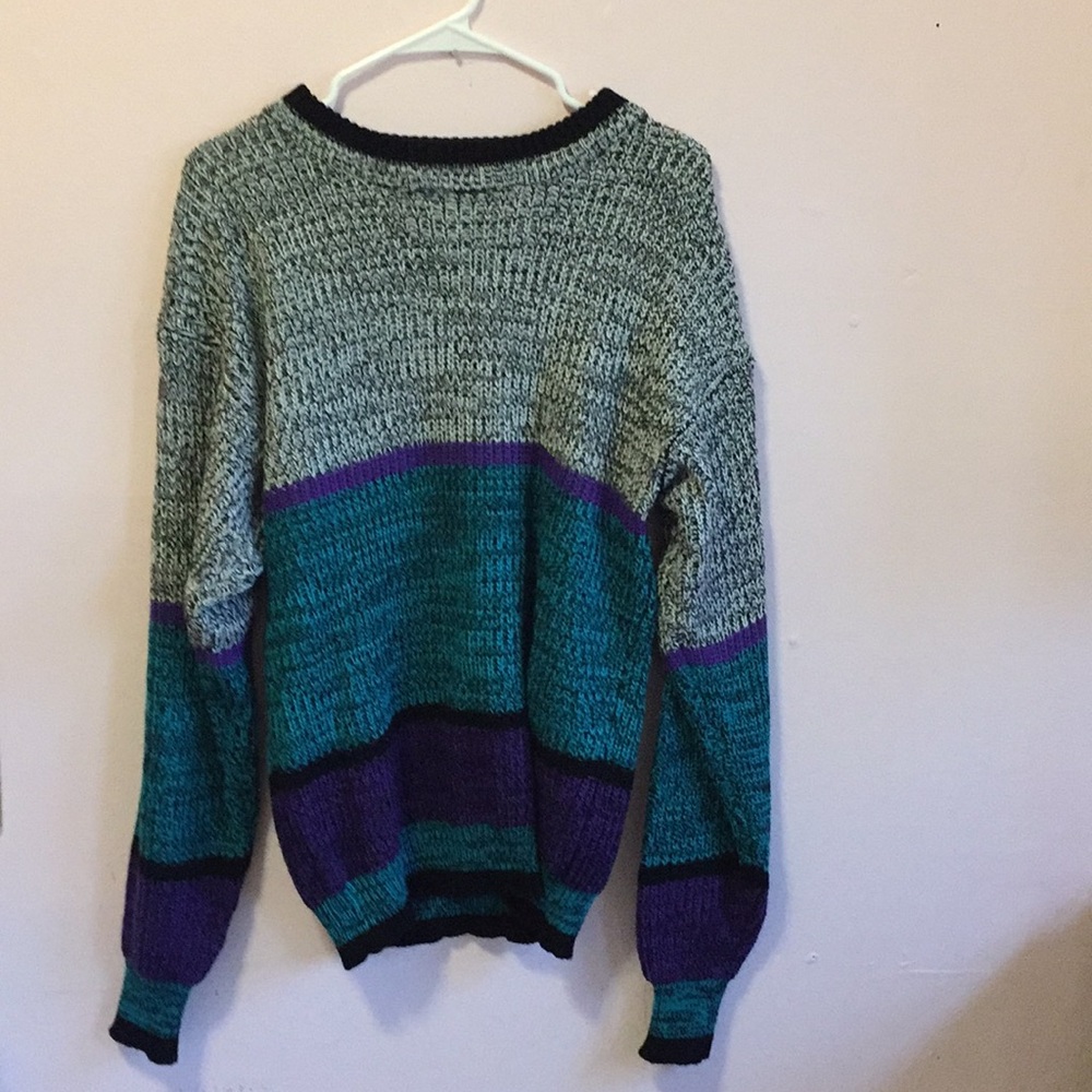 Vintage Men’s Sweater Graphix Acrylic Sweater